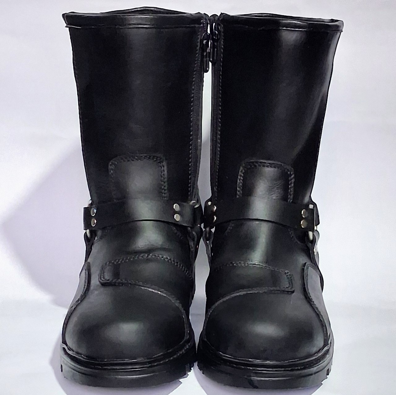 Bota Motera de Caña Alta en Cuero para Hombre - Kolos Andina - Image 2